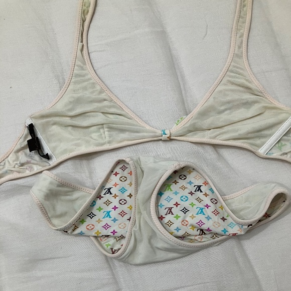 LOUIS VUITTON X Takashi Murakami Vintage LV Logo Monogram Multicolor Bikini Swim - Picture 11 of 13
